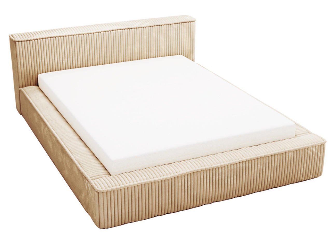 Graingold Polsterbett Beige 180x200 cm