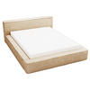 POLSTERBETT Lago 140x200 Beige - Beige, Textil (140/200cm) - Graingold