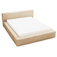 POLSTERBETT Lago 180x200 Beige - Beige, Textil (180/200cm) - Graingold