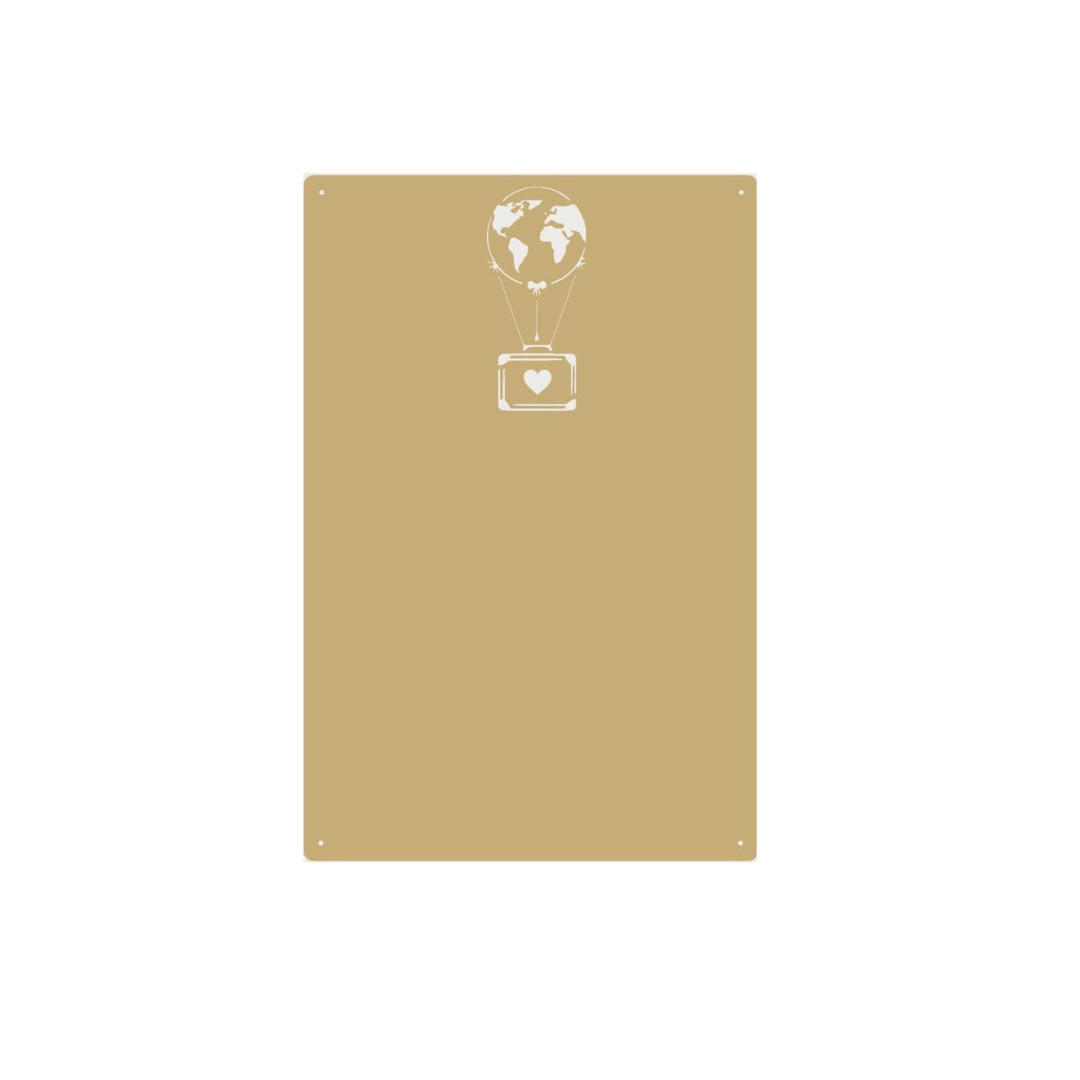 Anwicar Magnettafel Gold 30x50x0.7 cm