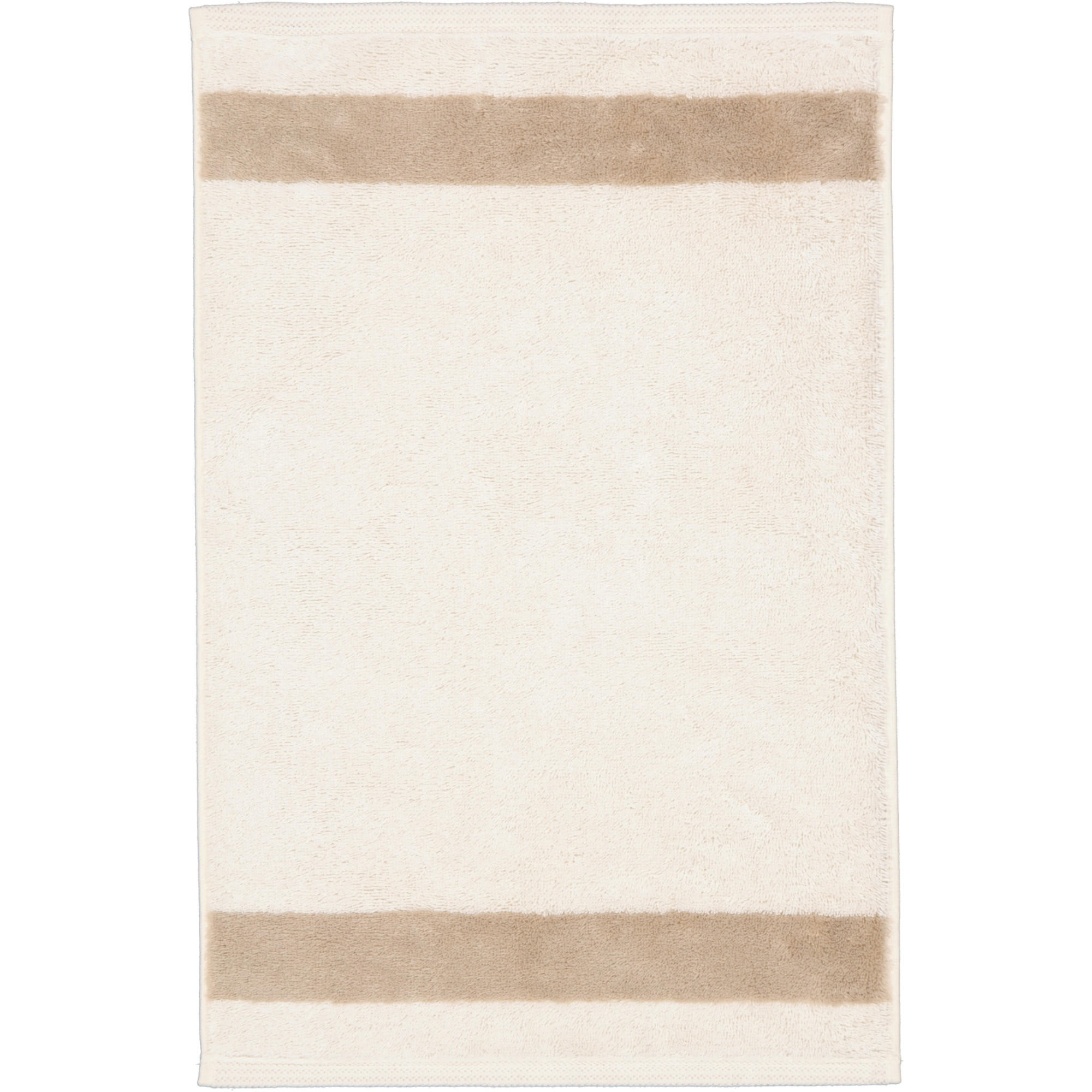 HANDTÜCHER LUXURY DOUBLE 2560 CASHMERE - 33 - Beige, Textil (30/50cm) - Zöllner