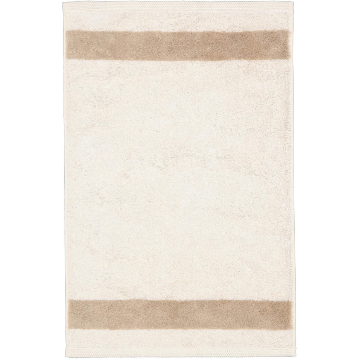 HANDTÜCHER LUXURY DOUBLE 2560 CASHMERE - 33 - Beige, Textil (30/50cm) - Zöllner