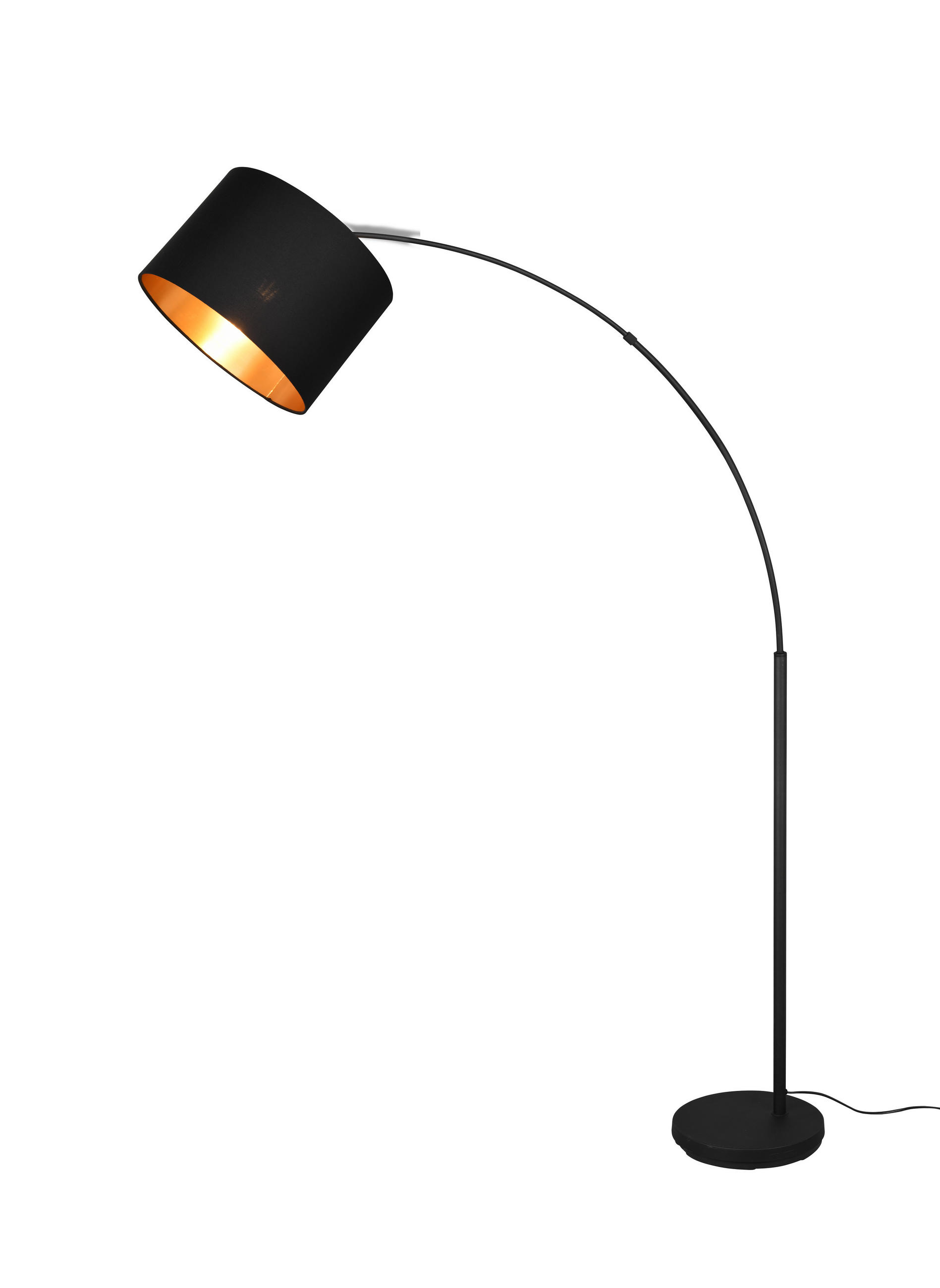 STEHLAMPE BOLIVIA - Schwarz - 35/35/171 cm - Schwarz, Metall (35/35/171cm) - Trio Leuchten