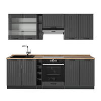 Dunkelgrau/Anthrazit, Holzwerkstoff (235/81.6/60cm) - Vicco