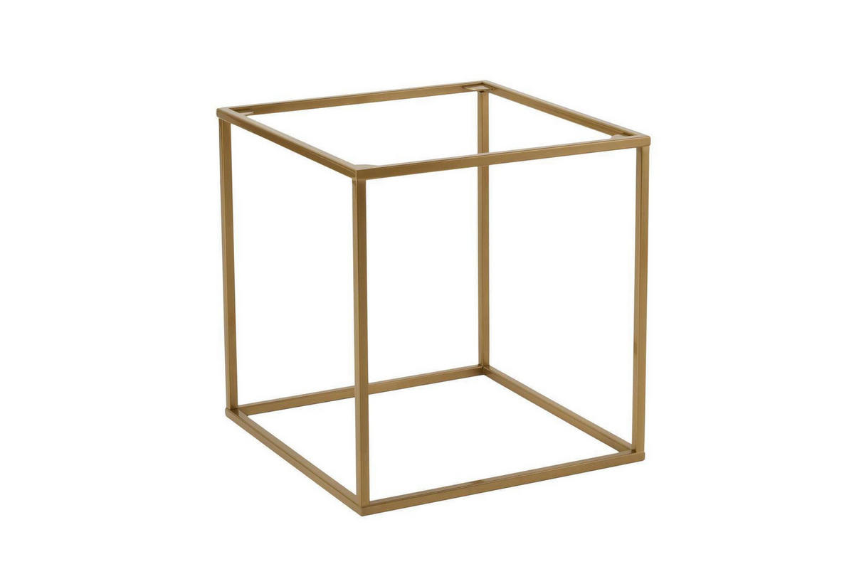 COUCHTISCH koala Gold - Goldfarben, Holz (45/45/52cm) - Habitat Garten