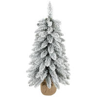 WEIHNACHTSBÄUME Weiß 46.0/46.0/90.0cm - Weiß, Kunststoff (90cm)