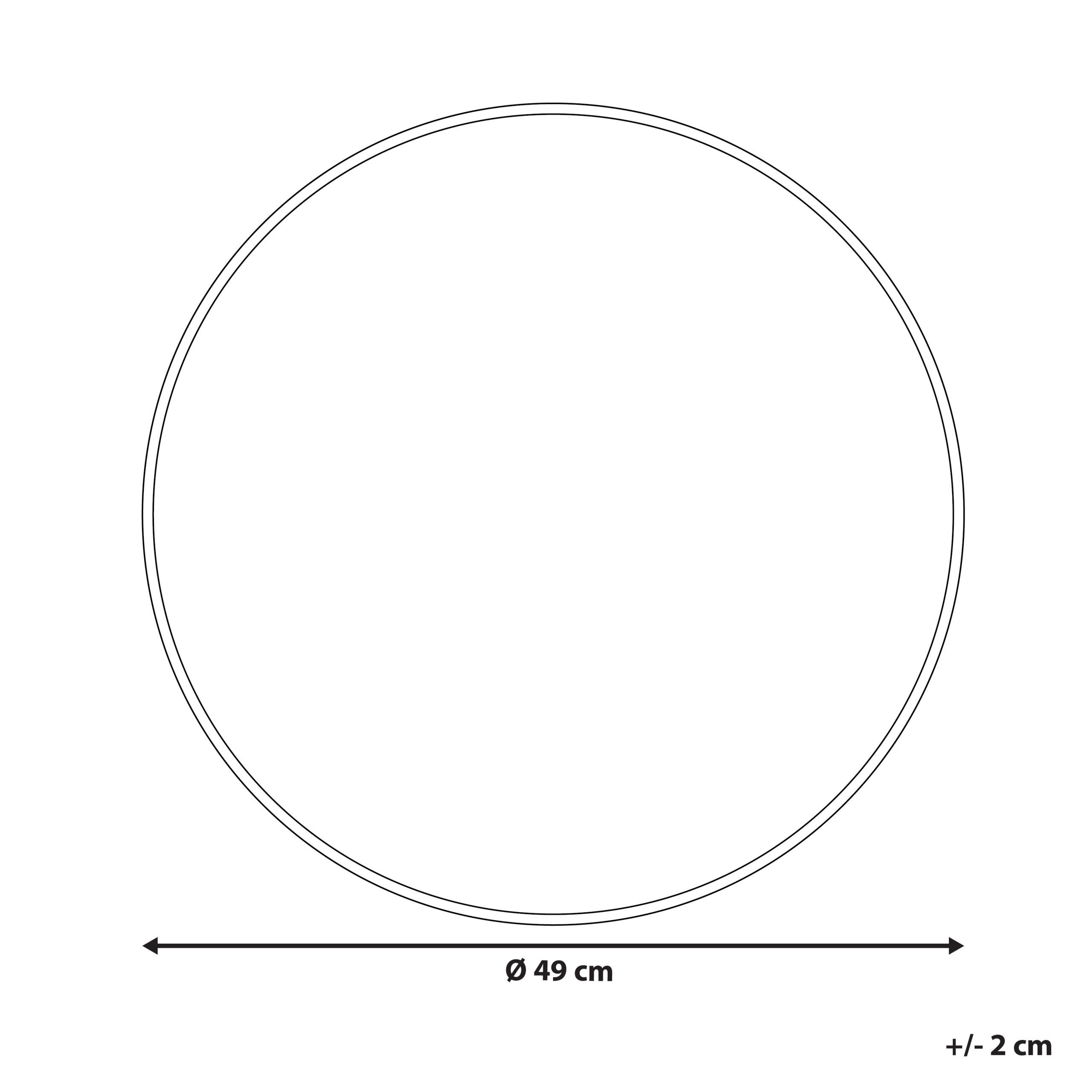 Thumbnail - Beliani Tablett, Silber, Metall, 49x2x49 cm, Tischkultur & Servieren, Tabletts