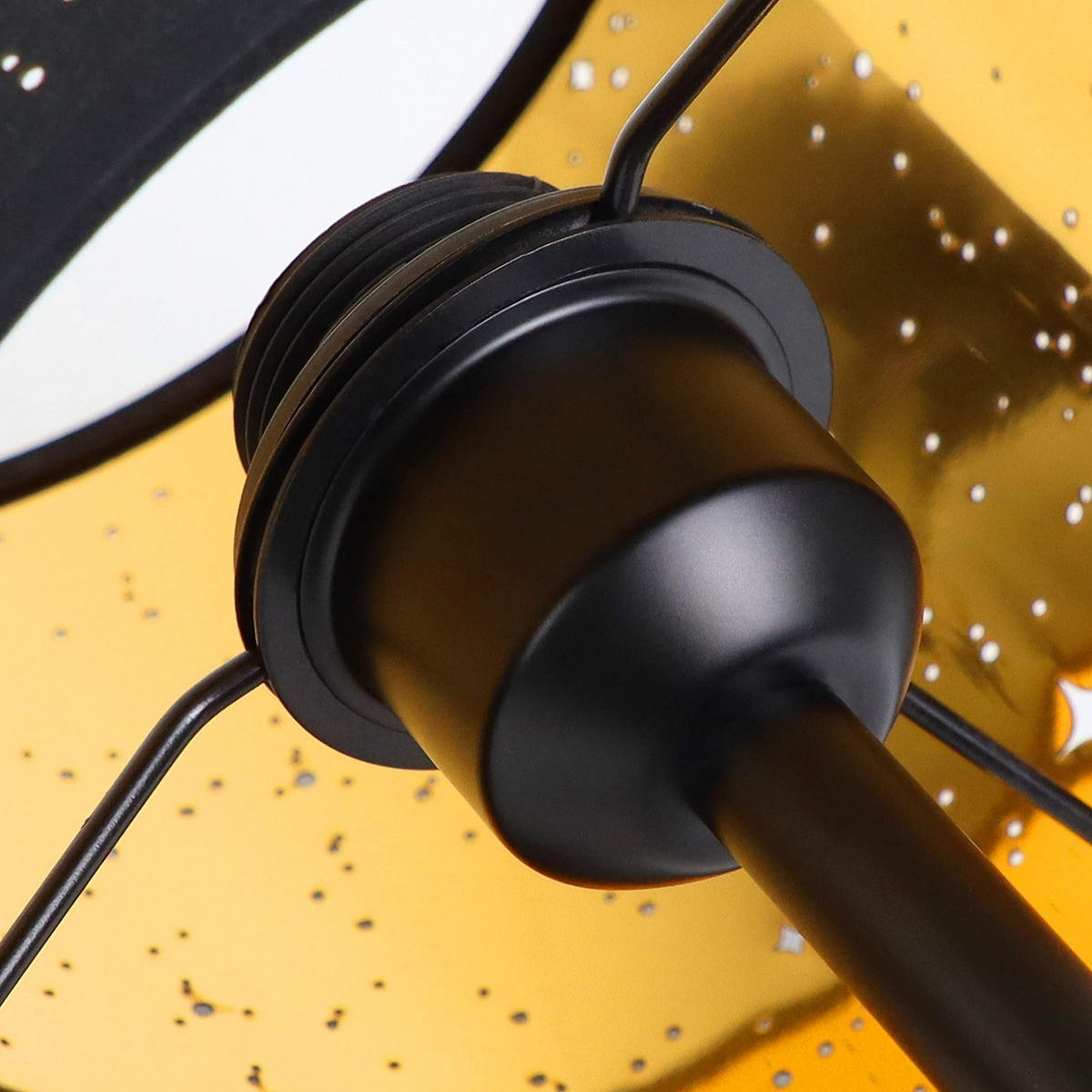 TISCHLEUCHTE Hoffnung 19/19/31.6 cm - Schwarz, Metall (19/19/31.6cm) - Nettlife