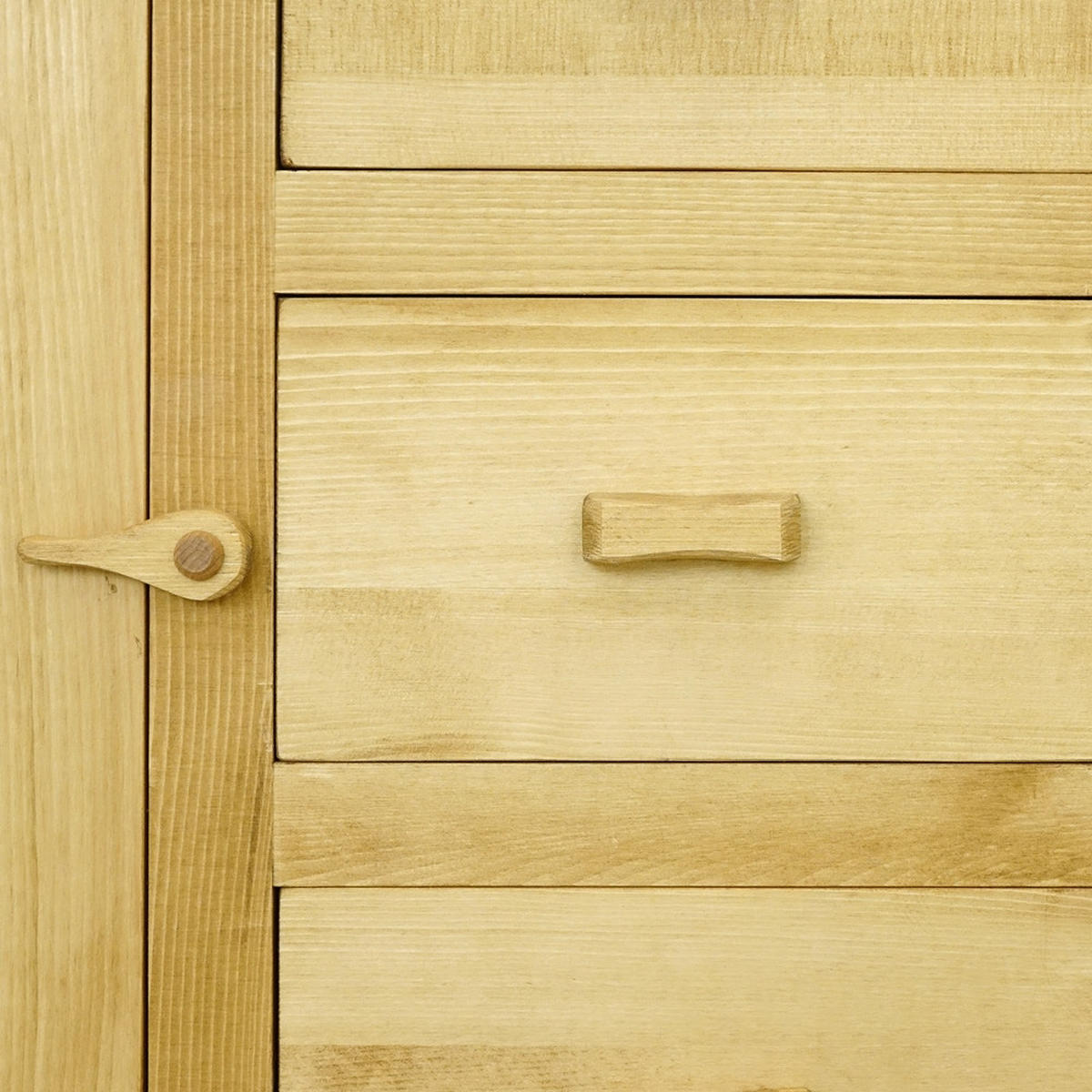 SIDEBOARD aus Massivholz MEXICANA - Honig, Holz (129/100/50cm) - Seart