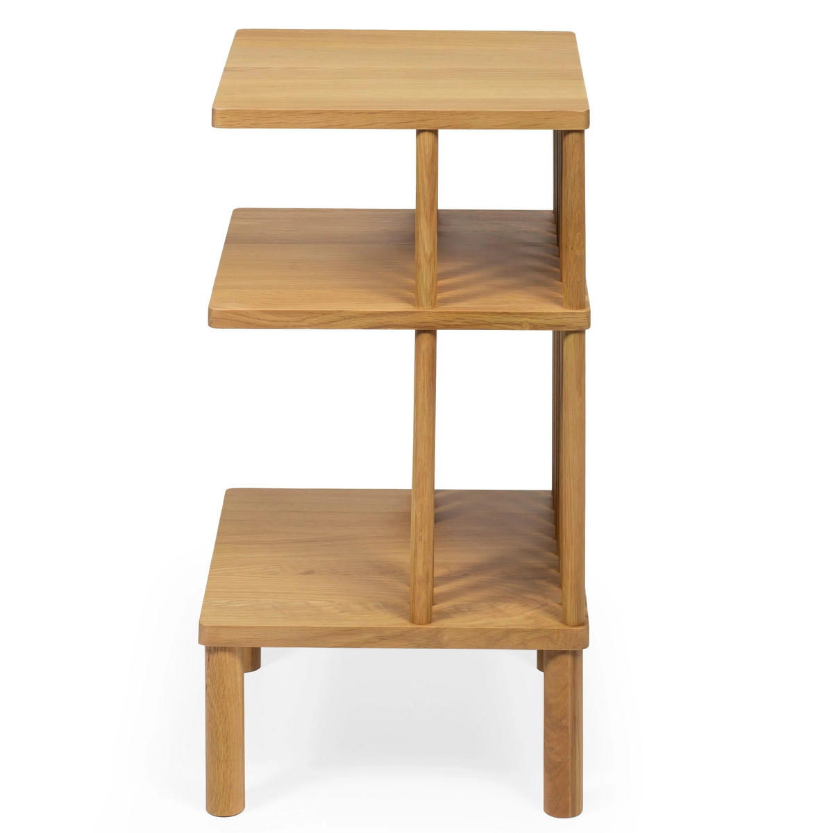 NACHTTISCH Isla, Eiche - Beige, Holz (35/65/35cm) - WOODEK