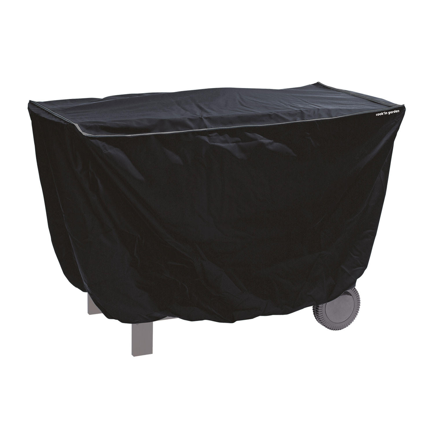 HÜLLE Schwarz - Schwarz, Textil (125/60/80cm) - Cook'in Garden