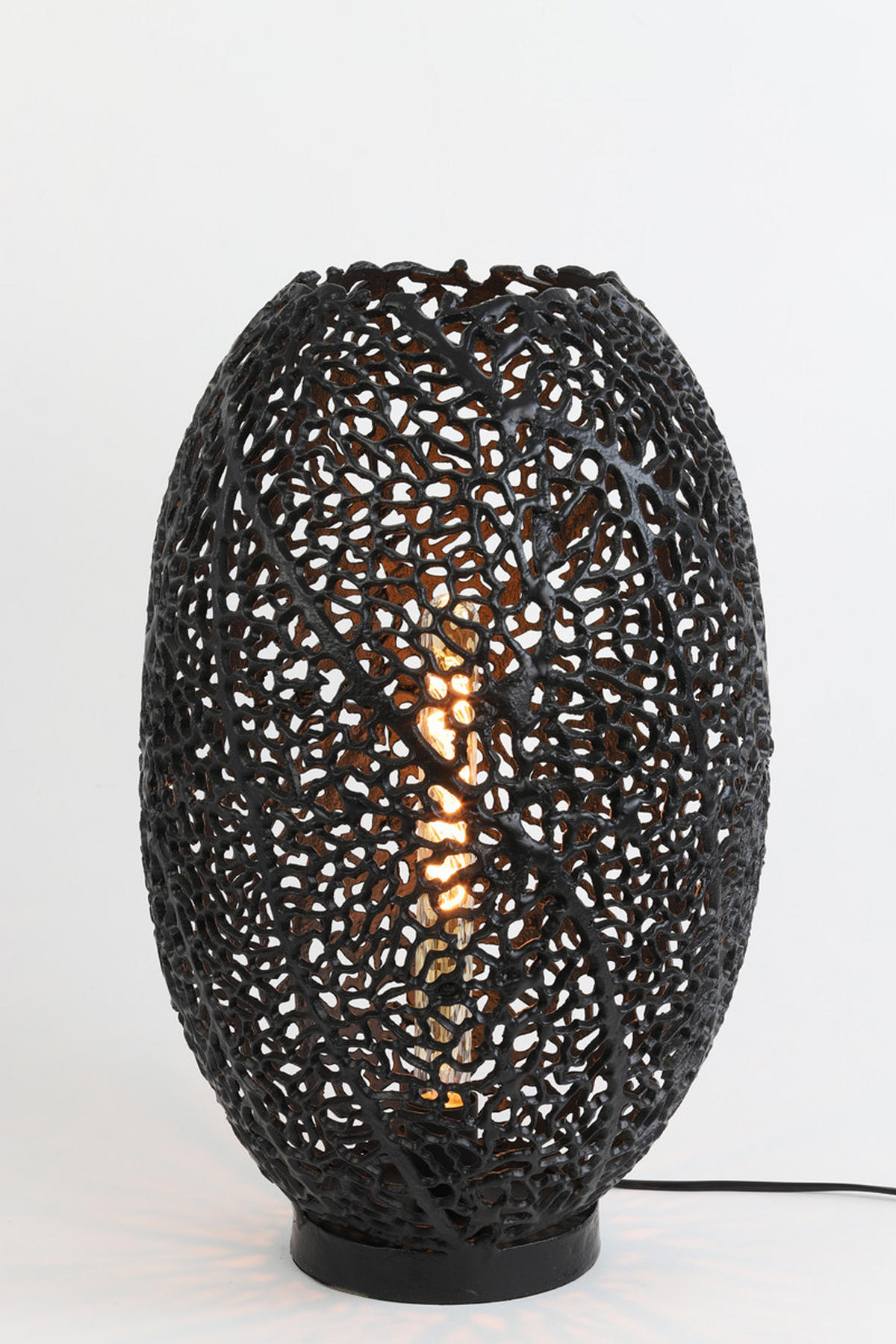 TISCHLAMPE Sinula Schwarz Ø33/52 cm - Schwarz, Metall (33/33/52cm) - Light & Living