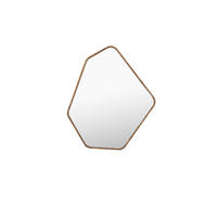 WANDSPIEGEL Bryn Asymmetrische Form - Braun, Holz (41.5/50/3cm) - Dutchbone