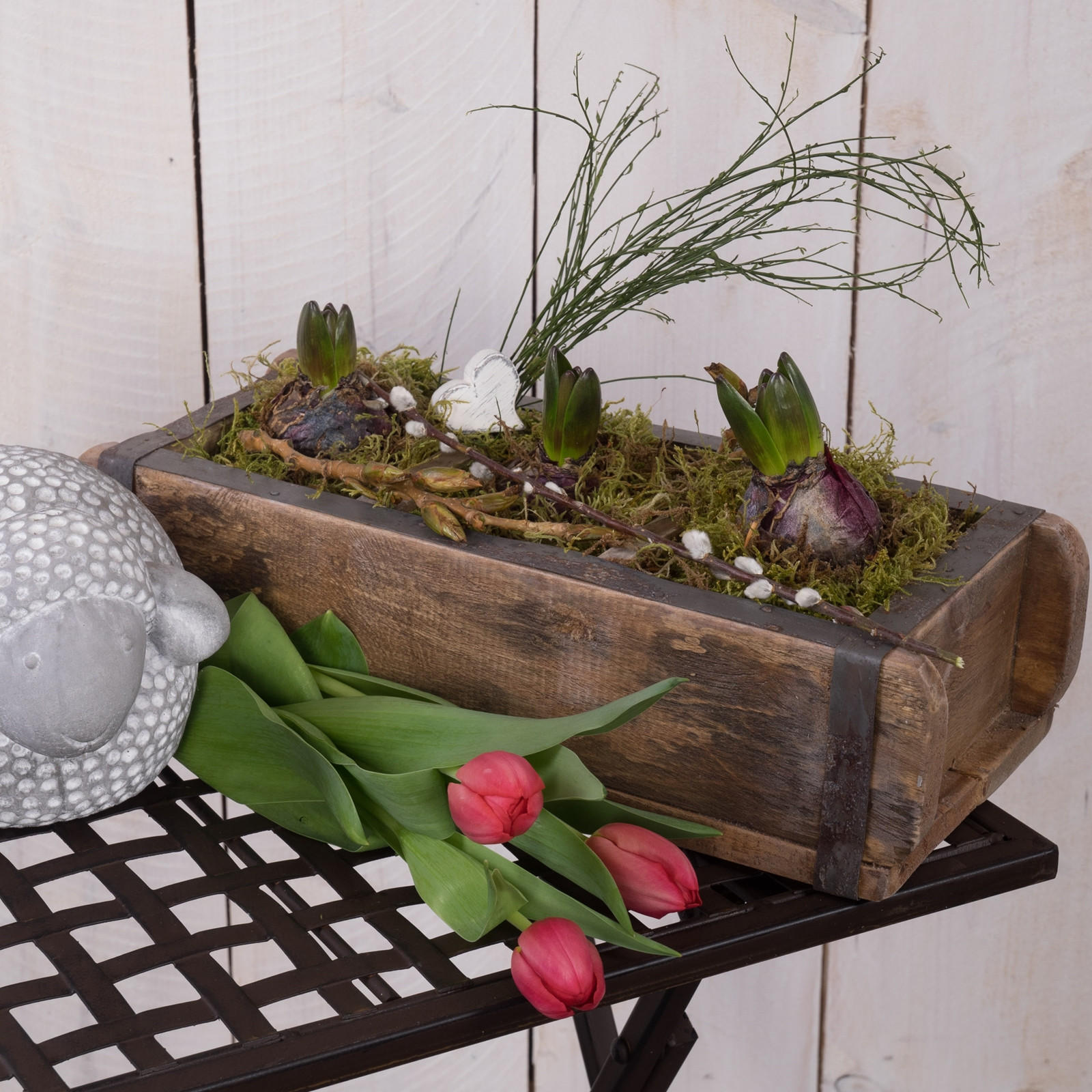 HOLZKISTE Brick Massivholz, Ziegelform - Naturfarben, Holz (9cm) - DESIGN DELIGHTS