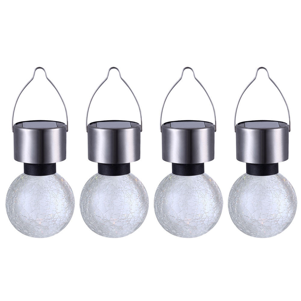 LED AUSSENLEUCHTE Edelstahl Silber - Silberfarben, Kunststoff (6.5/6.5/15.7cm) - Globo Lighting
