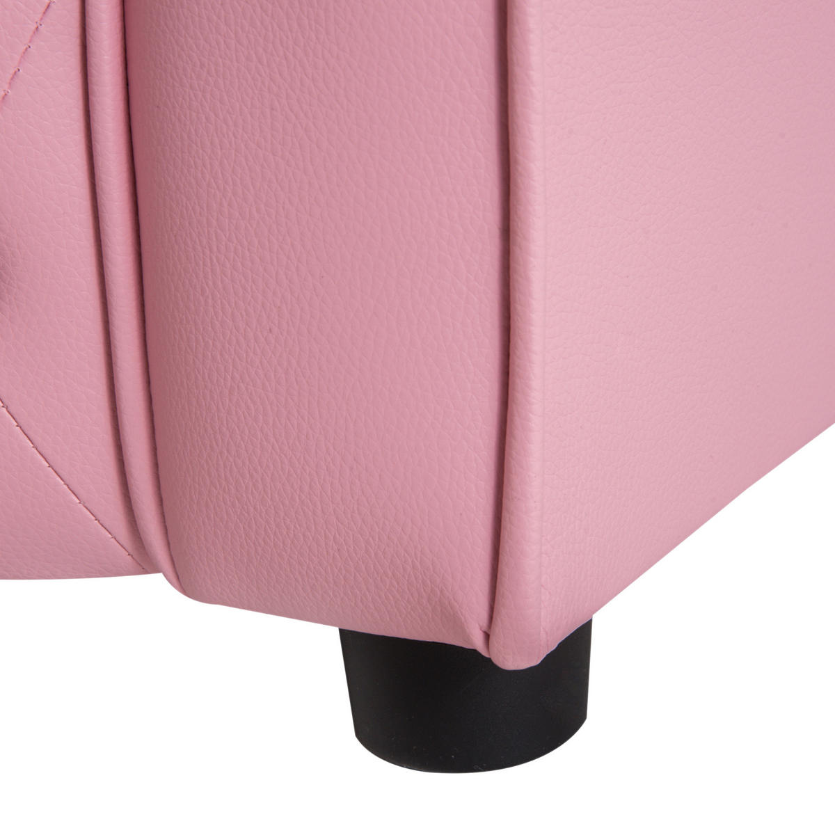 KINDERSEESSEL, Rosa, PVC, Schaumstoff - Rosa, Kunststoff (41.5/49/59cm) - HOMCOM