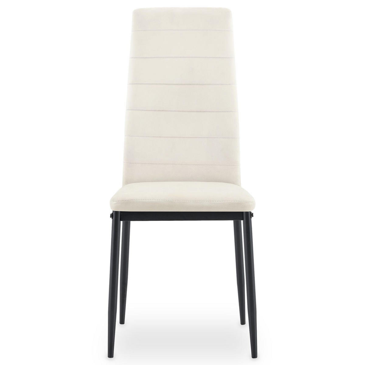 ESSZIMMERSTÜHLE LEDRO 4er-Set weiß - Weiß, Textil (40/96/45cm) - IDIMEX