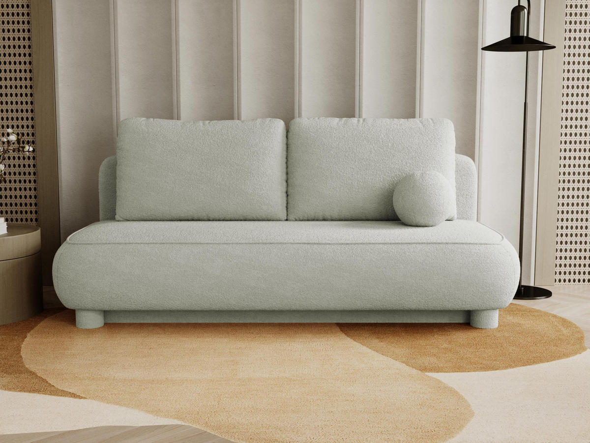 SCHLAFSOFA Gaja - Beige, Holz/Textil (209/96/96cm) - MIRJAN24
