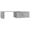 COUCHTISCH Betongrau 150x50x35 cm Holzwerkstoff - Grau, Holzwerkstoff (50/150/35cm) - furnicato