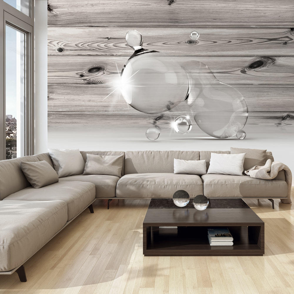 VLIESTAPETE Braun 400/280 cm - Braun/Grau, Textil (400/1cm) - KUNSTLOFT