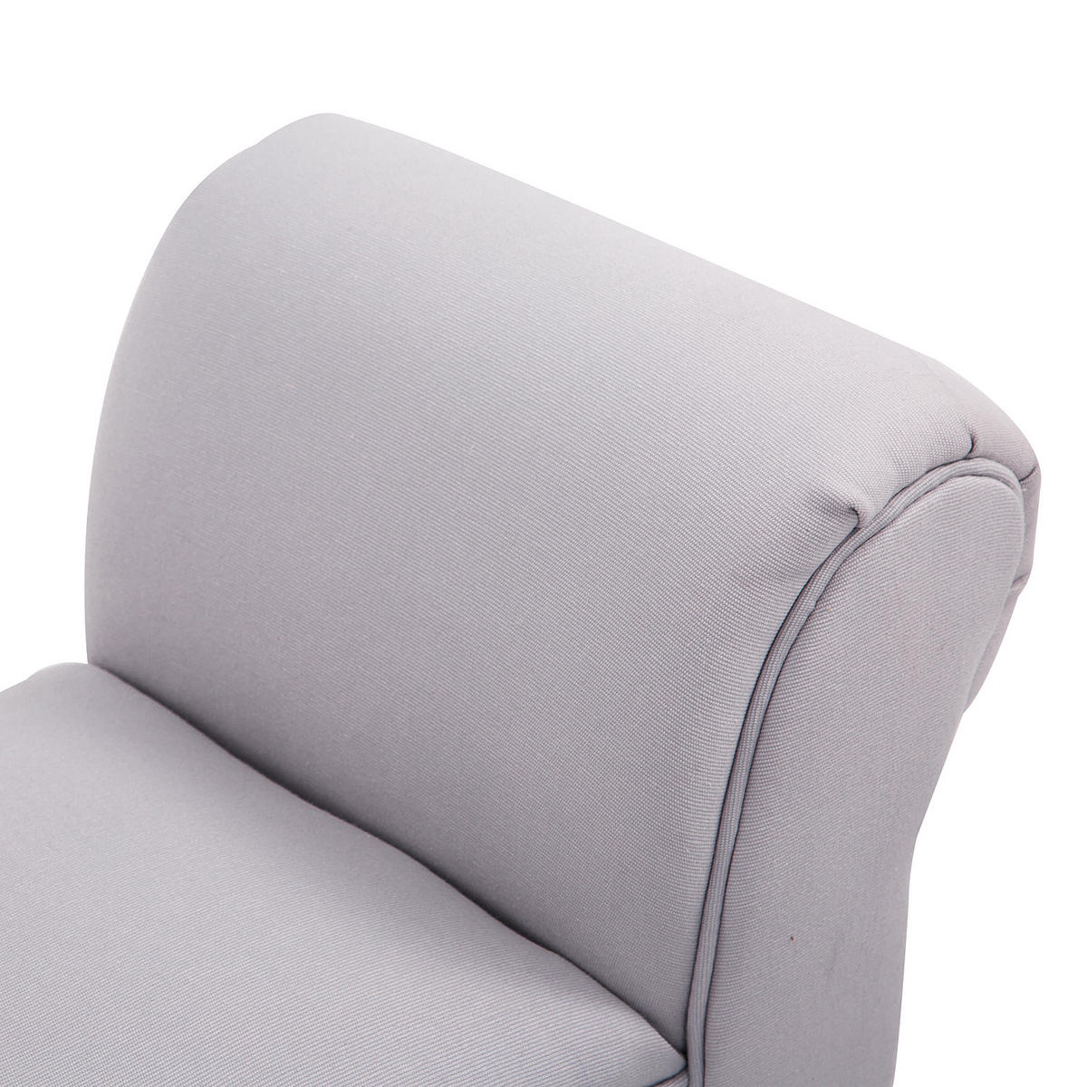 SITZBANK für Schlafzimmer Flurbank Polsterbank MDF Schaumstoff Grauweiß - Grau, Kunststoff (36/51/102cm) - HOMCOM