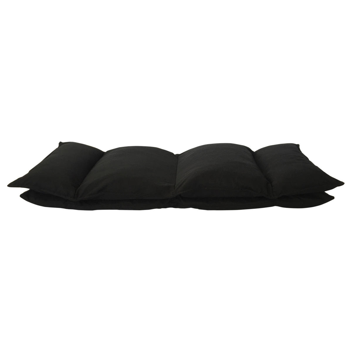 MEDITATIONSTUHL Schwarz 15/56/135 cm - Schwarz, Textil (15/135/56cm) - Mobili Rebecca