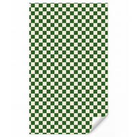 KINDERTAPETE - Schachbrett - Muster - Grün - 120x200 cm - Grün, Papier (120/200cm) - OnlyWow