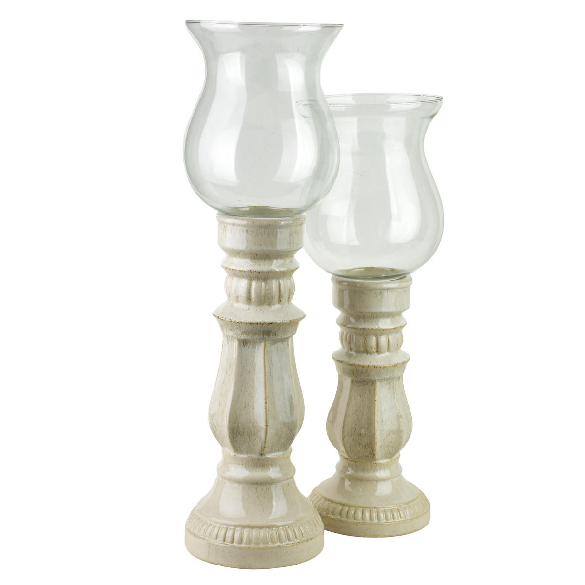 SVÍCEN EVAM, keramika, béžová - béžová, sklo (60cm) - Mondex