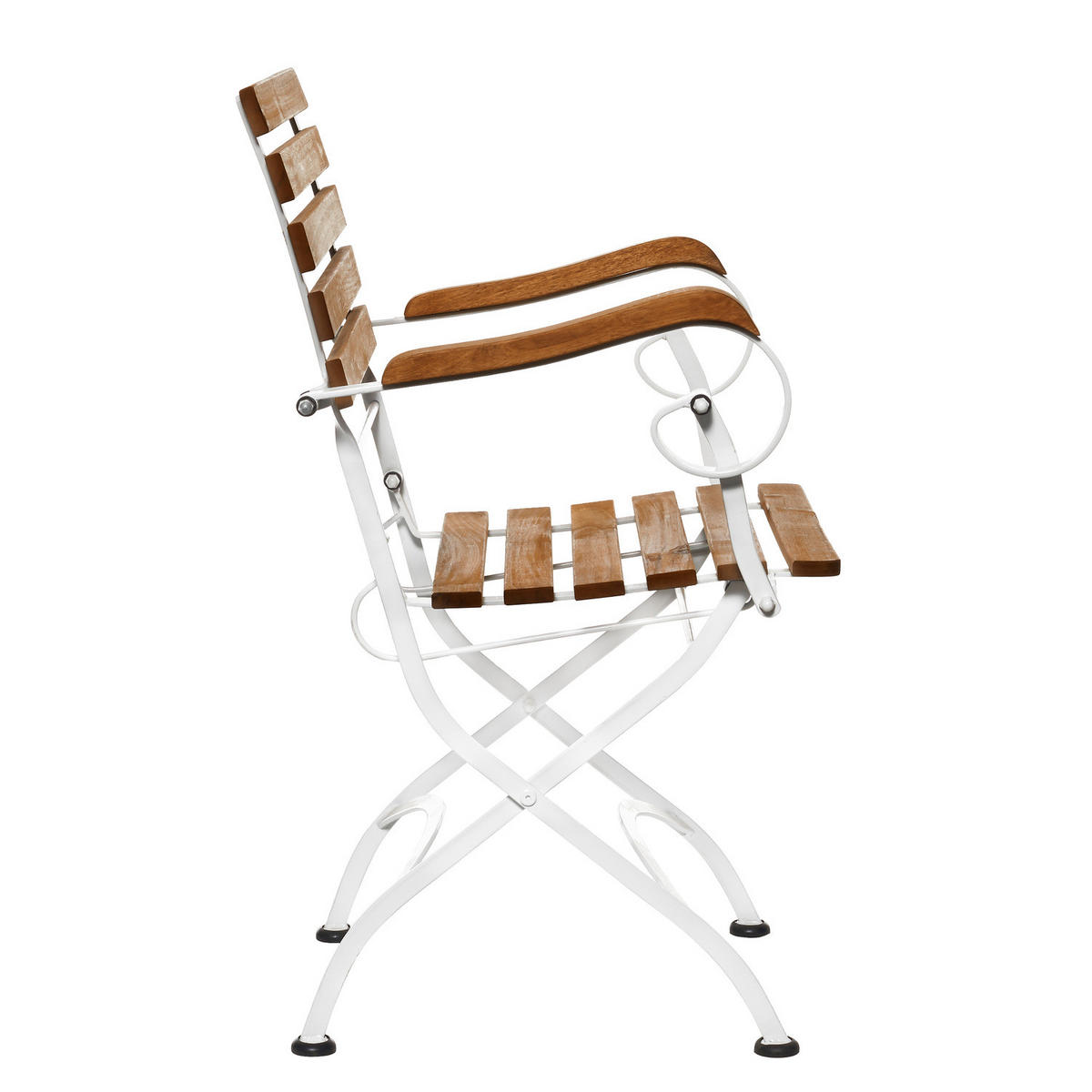 GARTENSTUHL (2er Set) Parklife - Weiß, Holz (53/88/57cm) - Butlers