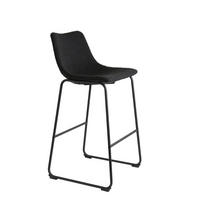 BARHOCKER Jeddo Schwarz 47/46/99 cm - Schwarz, Metall (46/99/47cm) - Light & Living