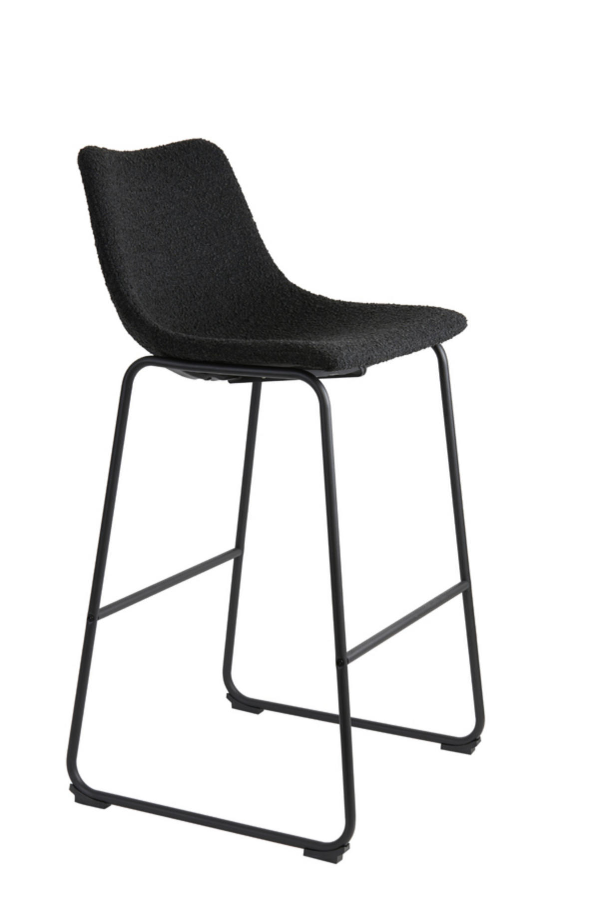 BARHOCKER Jeddo Schwarz 47/46/99 cm - Schwarz, Metall (46/99/47cm) - Light & Living