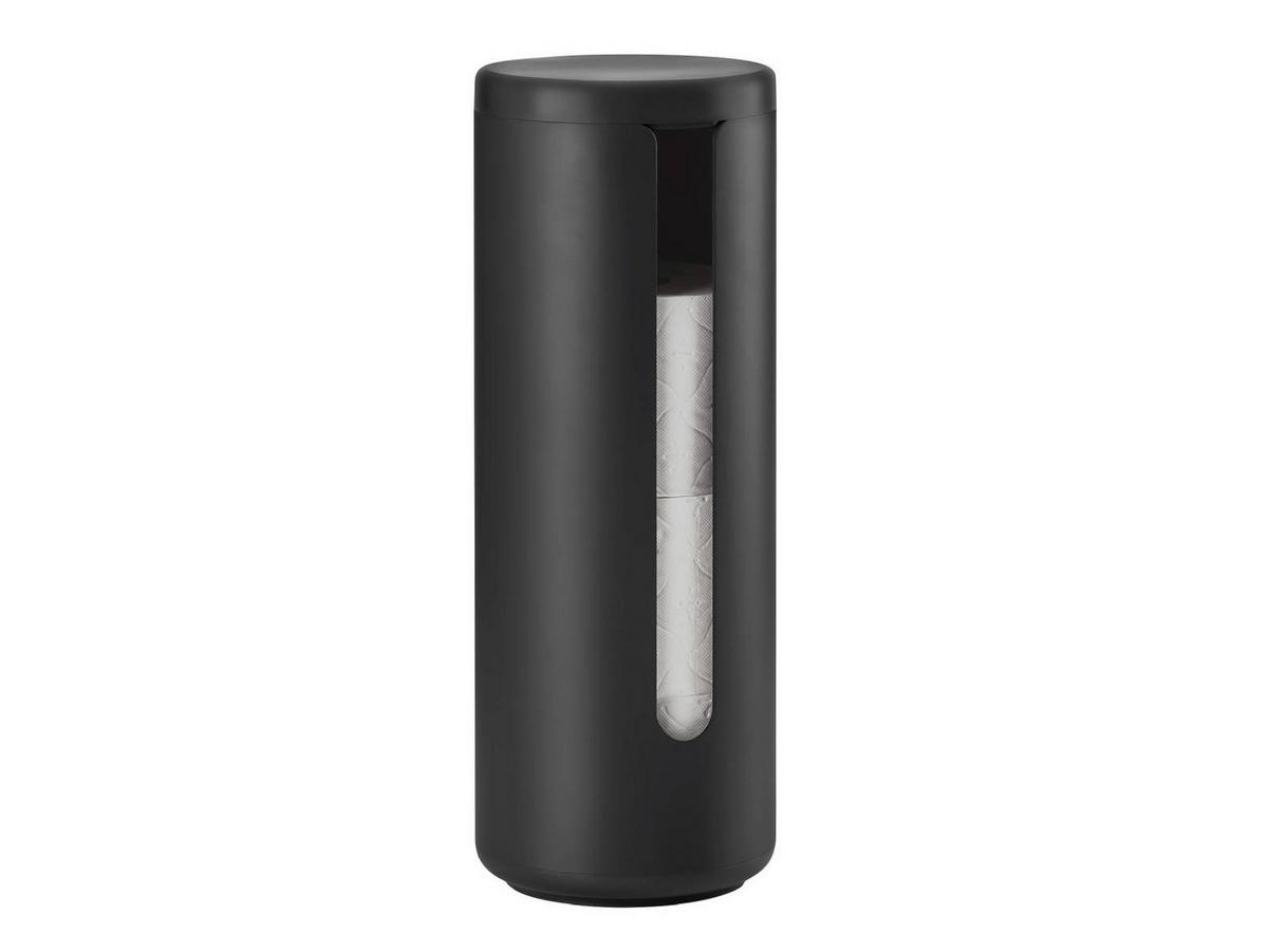 TOILETTENPAPIER-AUFBEWAHRUNG Ume schwarz - Schwarz, Metall (15/40/15cm) - Zone Denmark
