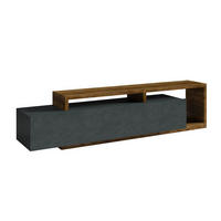 TV OMARICA Ilyes Siva in les - siva, leseni material (219/25/45cm) - Petits-meubles