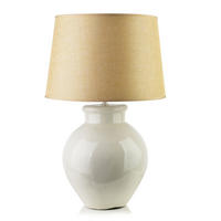 TISCHLAMPE Leti Grau 28/36/56 cm Keramik - Grau, Keramik (28/36/56cm) - Mondex