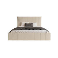 POLSTERBETT Acate 120x200 cm, Creme - Creme, Textil (120/200cm) - Fedve
