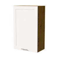 HÄNGESCHRANK Oslo W4/60/1 Eiche Artisan / Weiß Matt 60 / 32,5 / 96cm - Eiche Artisan/Weiß, Holz/Holzwerkstoff (60/96/32.5cm) - Feldmann-Wohnen