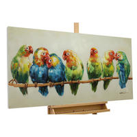 ACRYLBILD HANDGEMALT 120/60 cm - Multicolor, Holz/Textil (120/60cm) - KUNSTLOFT