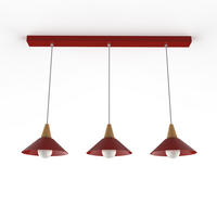 HÄNGELEUCHTE - Rot, Metall (25/100/16cm) - Lumicom