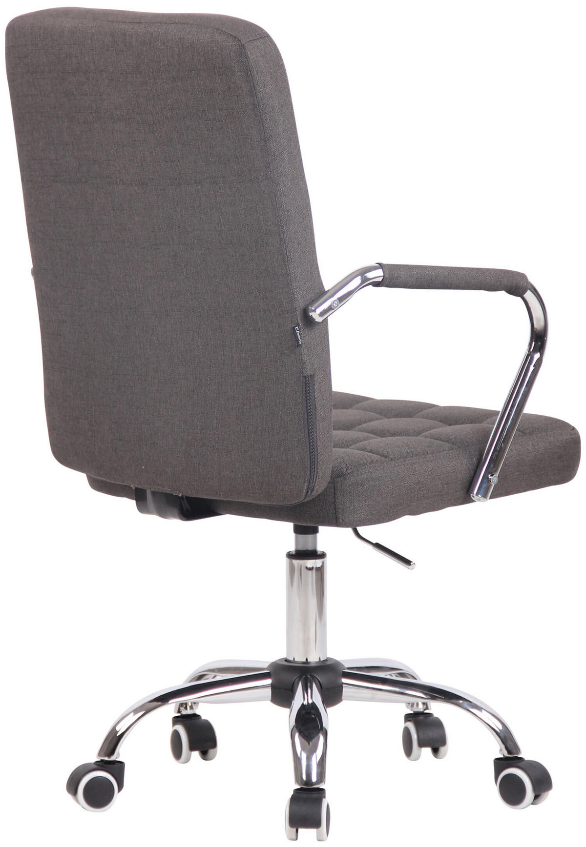 BÜROSTUHL Tenor, Stoff Dunkelgrau - Dunkelgrau, Textil/Metall (56/103/60cm) - TPFLiving