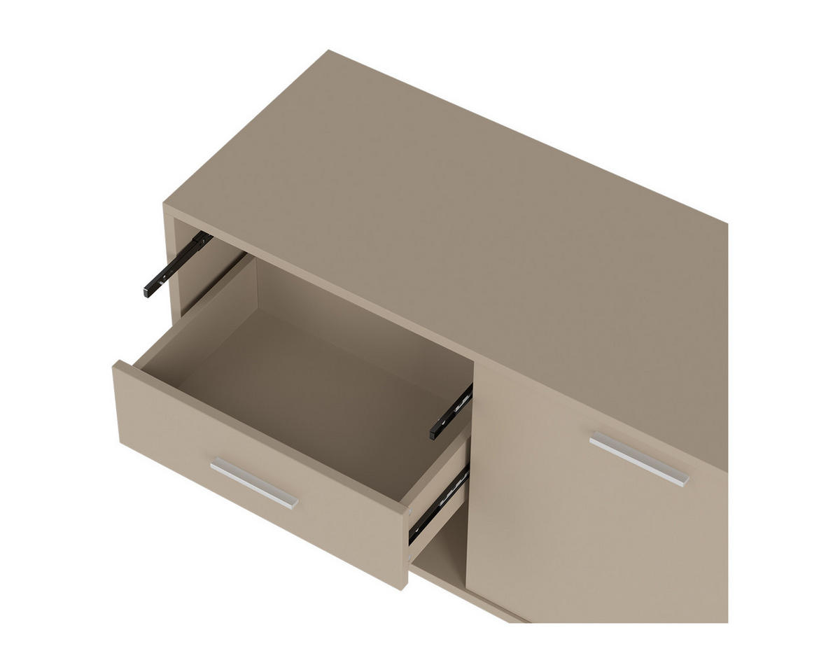 TV-SCHRANK in 180/45/35 cm - Kaschmir, Holzwerkstoff (180/45/35cm) - HOMAVO