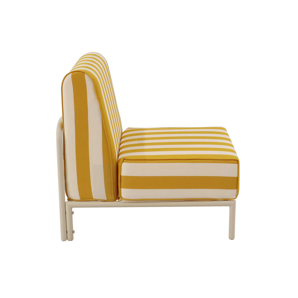SESSEL, Gelb - Gelb, Textil (80/78/72cm) - Oviala