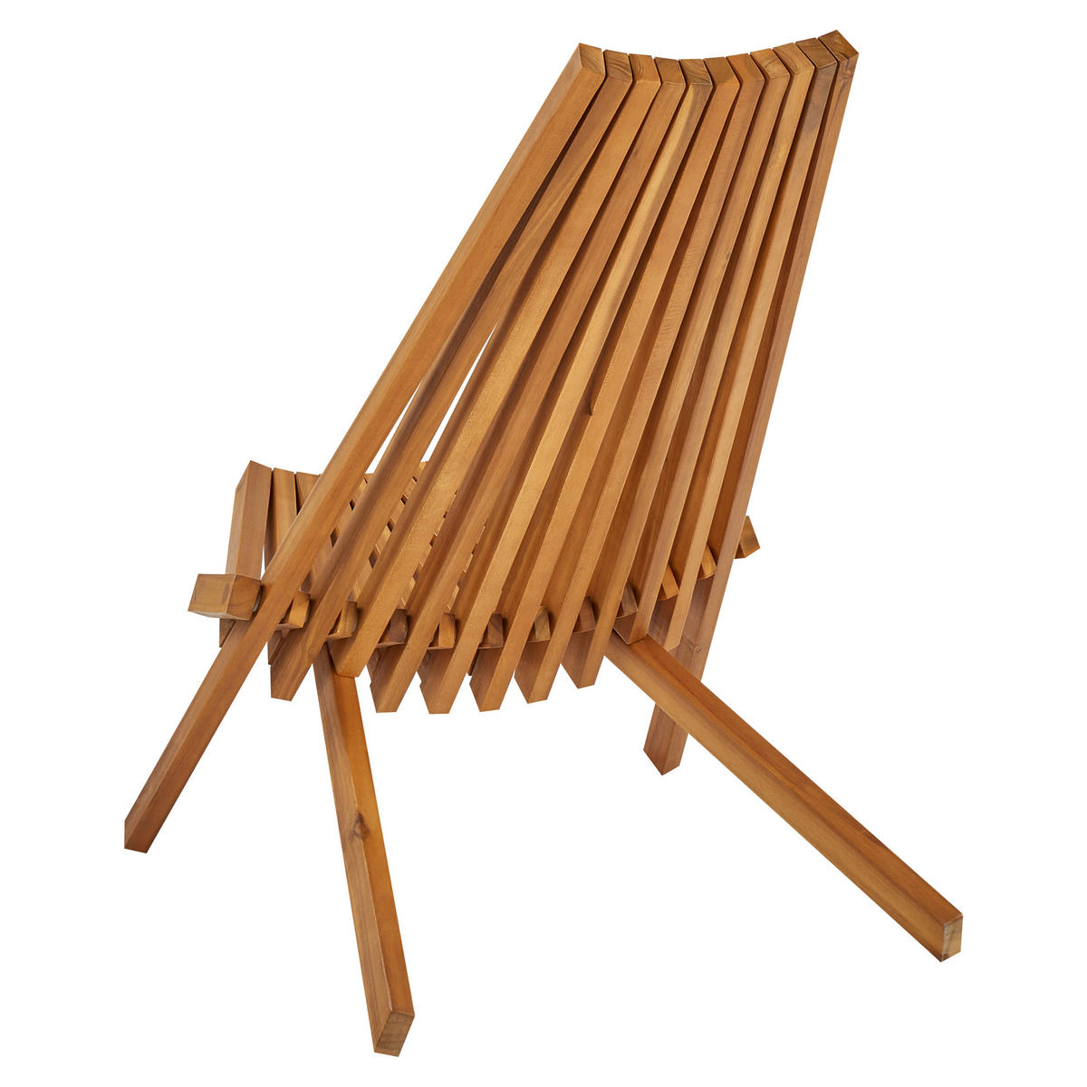 BALKONSET 2-Sitzer Holz heller Holzfarbton Bellano - Hellbraun, Holz - Beliani