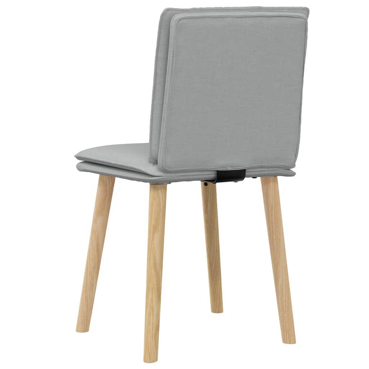 ESSZIMMERSTÜHLE 2 Stk. Hellgrau Stoff 45*54*86cm - Hellgrau, Metall (45/86/54cm) - ZMH