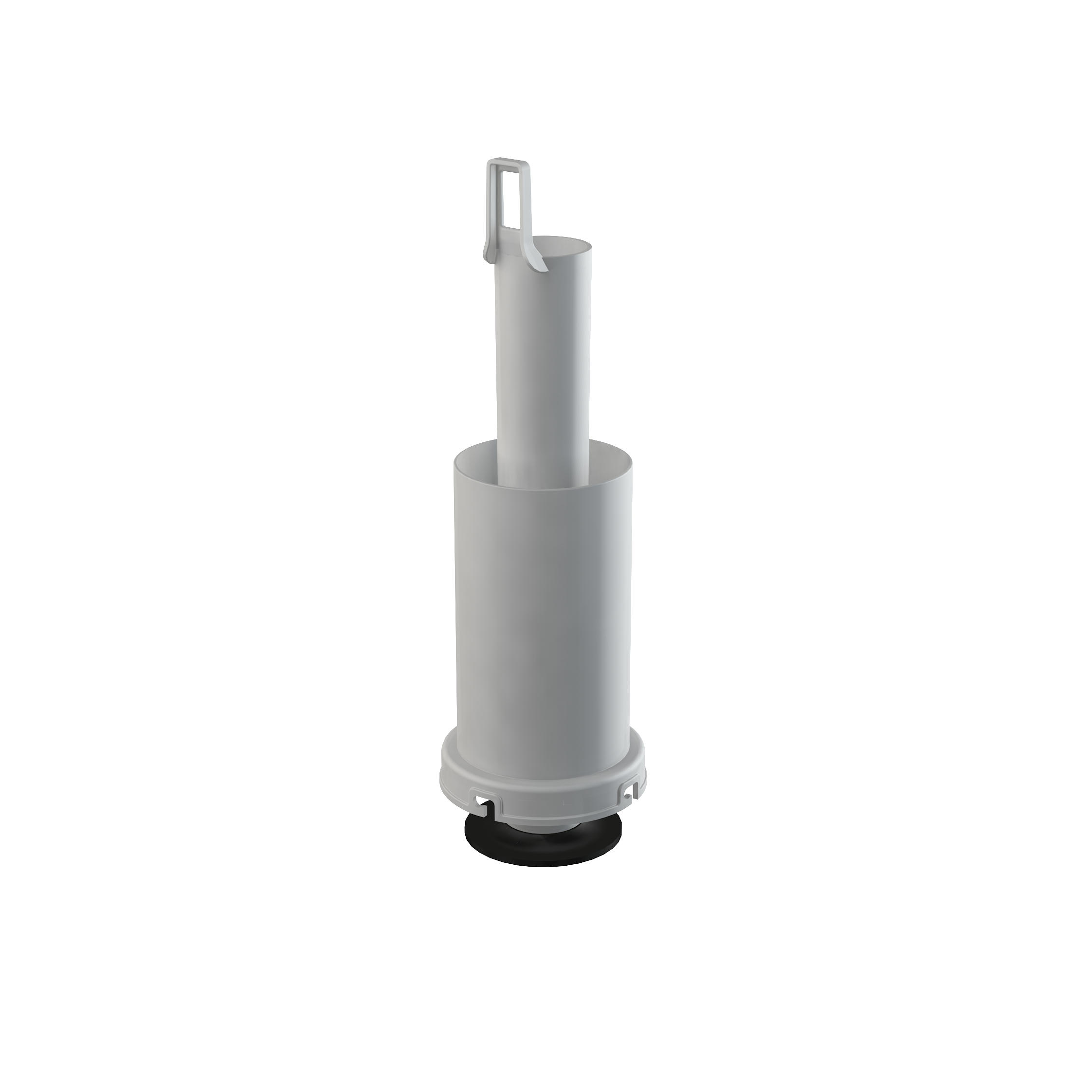 ABLAUFVENTIL für niedrig liegende Spülkästen, Kunststoff, Weiß, ab 2025 - Weiß, Kunststoff (10/10/30cm) - Alcadrain