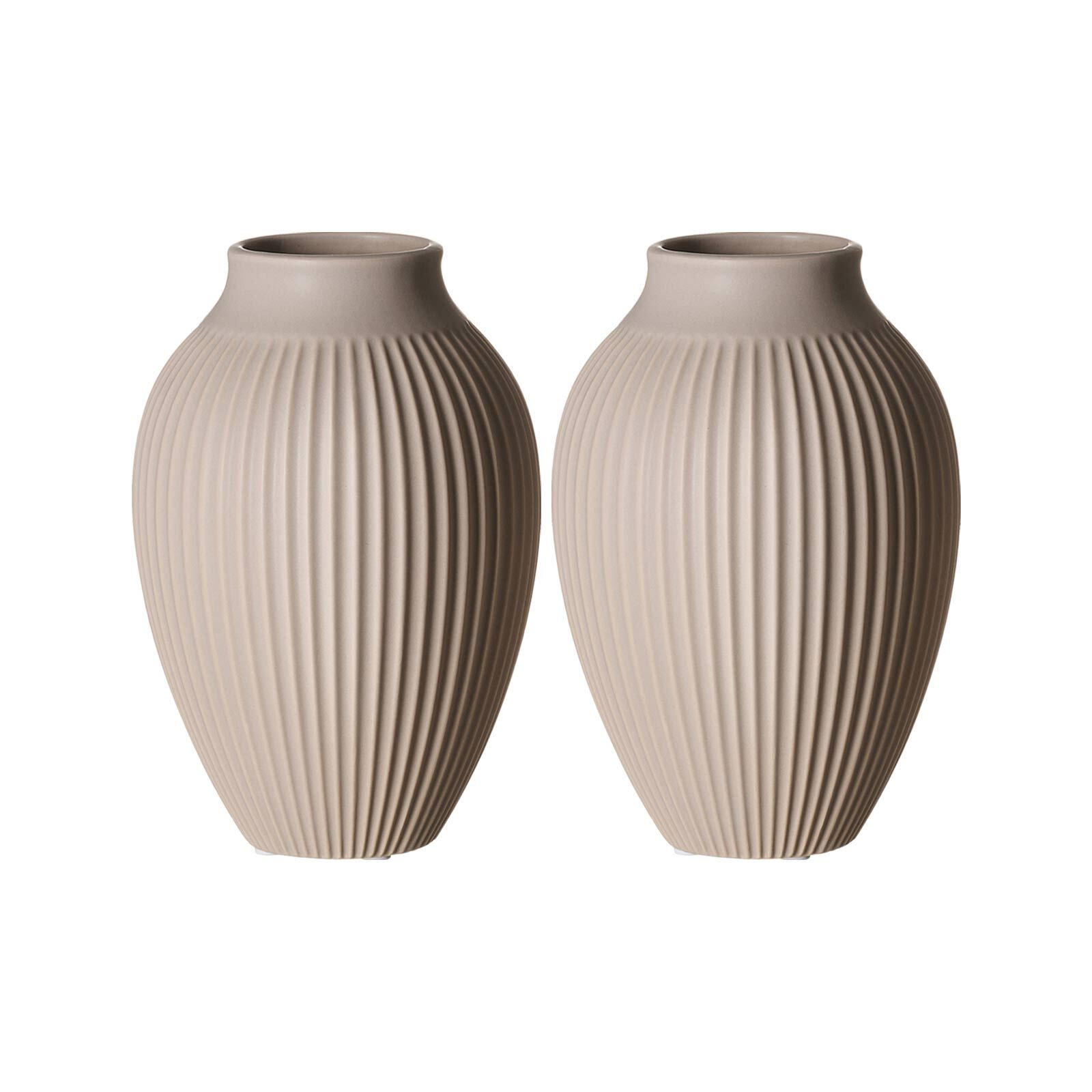 VASEN Alsta Beige 19 cm 2er Set - Beige, Keramik (19cm) - Ritzenhoff Breker