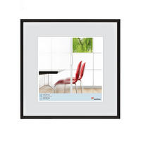 BILDERRAHMEN Galeria Kst.Rahmen 50x50 cm SCHWARZ - Schwarz, Kunststoff (51.2/51.2/2.3cm) - walther design