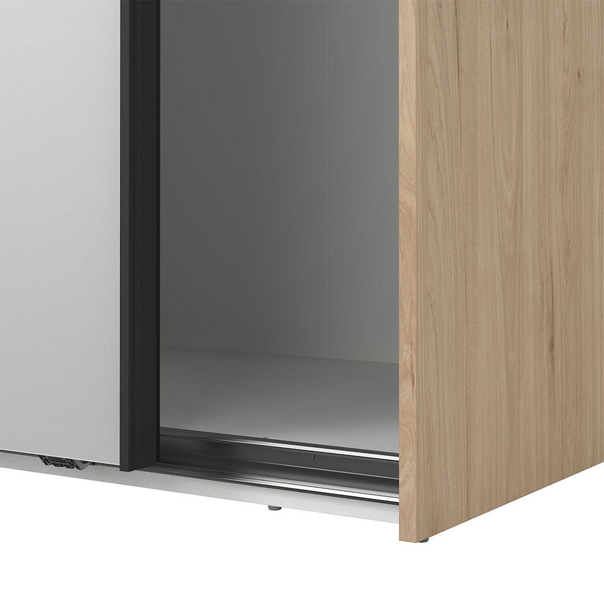 SCHIEBETÜRENSCHRANK, Como, Eiche, Holzwerkstoff, 179 x 67 x 221 cm - Eichefarben, Holzwerkstoff (179/221/67cm) - ebuy24