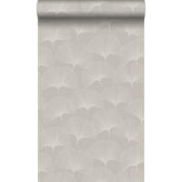 TAPETE Ginkgoblätter 53 cm x 10.05 m - Grau, Papier (53/1000cm) - Origin Wallcoverings