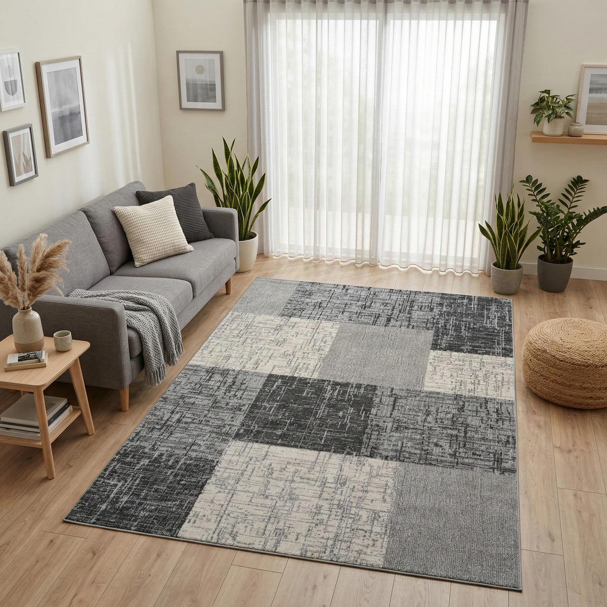 VINTAGE-TEPPICH MILANO 200/290 cm Beige - Blaugrau, Naturmaterialien/Textil (200/290cm) - Consilio Concept