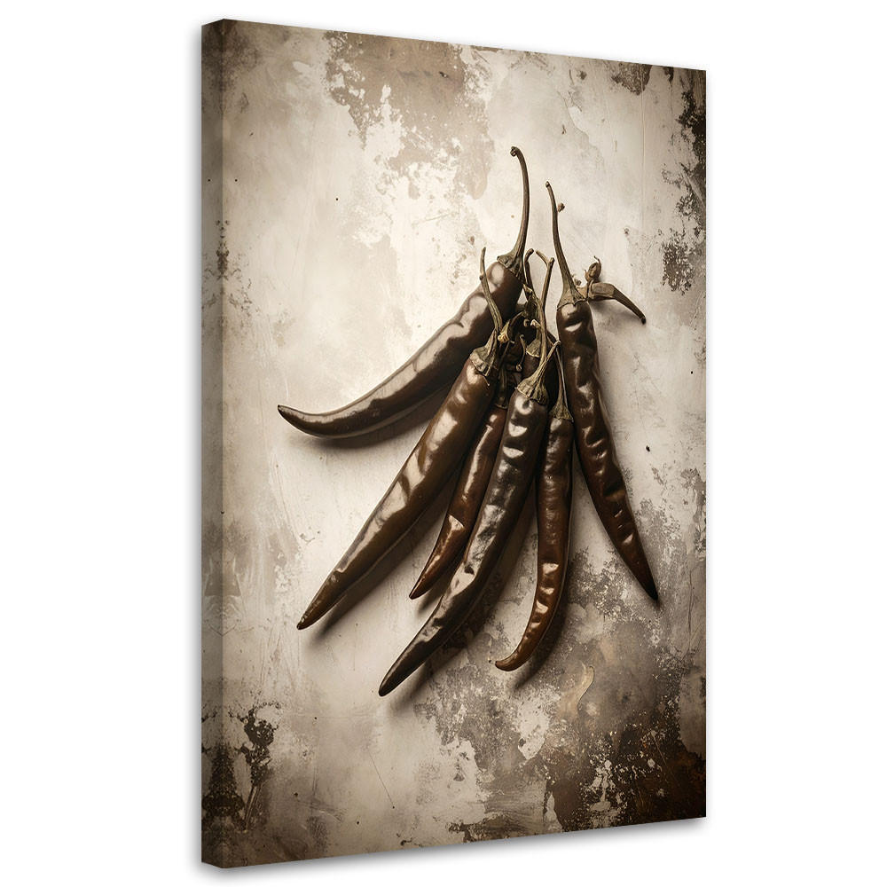 Feeby Leinwandbild Grau 40x60 cm